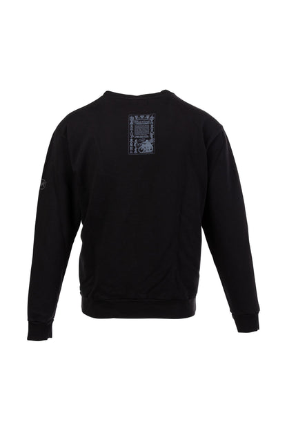 M LOGO SILVER SWEATSHIRT MAN BLACK 19S