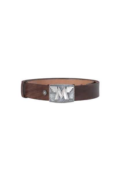 M SQUARE SILVER BELT