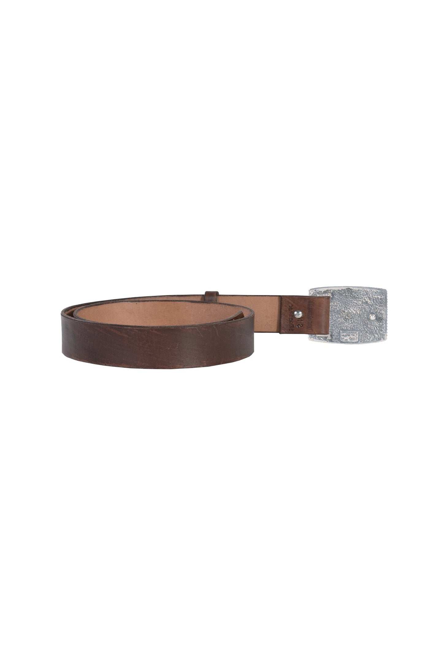 M SQUARE SILVER BELT