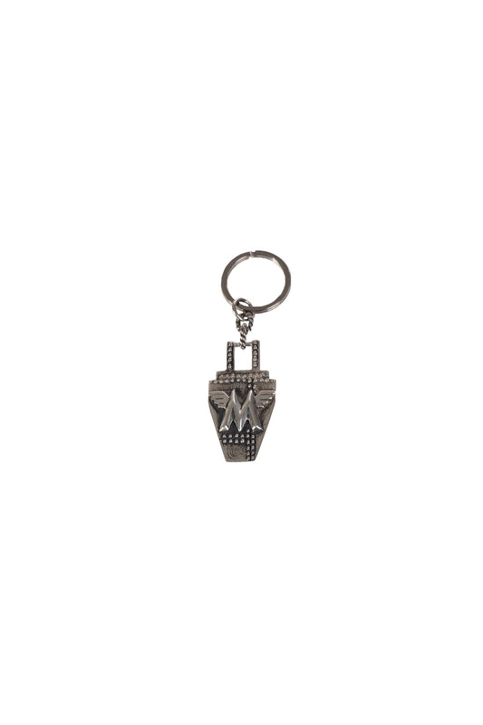 M SILVER KEY RING