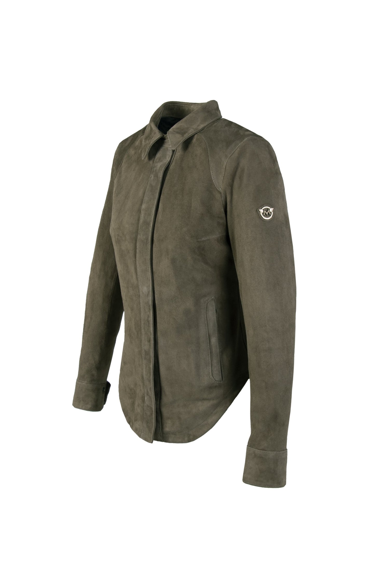 NOTTING HILL SHIRT JKT LADY MILITARY GREEN 21S