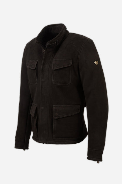 FULHAM SHEARLING JACKET MAN BLACK 20W