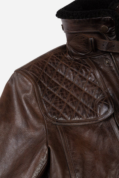 KENSINGTON EVOLUTION QUILTED JACKET W/DETACHABLE COLLAR MAN - Matchless London | The Innovator since 1899