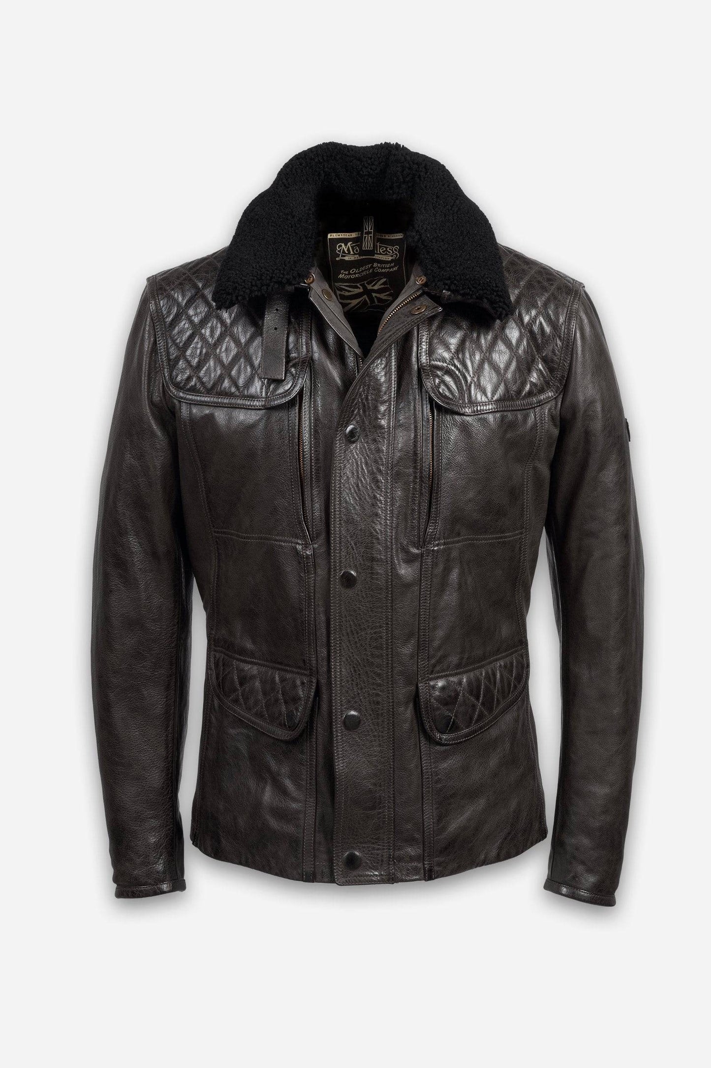 KENSINGTON EVOLUTION QUILTED JACKET W/DETACHABLE COLLAR MAN - Matchless London | The Innovator since 1899