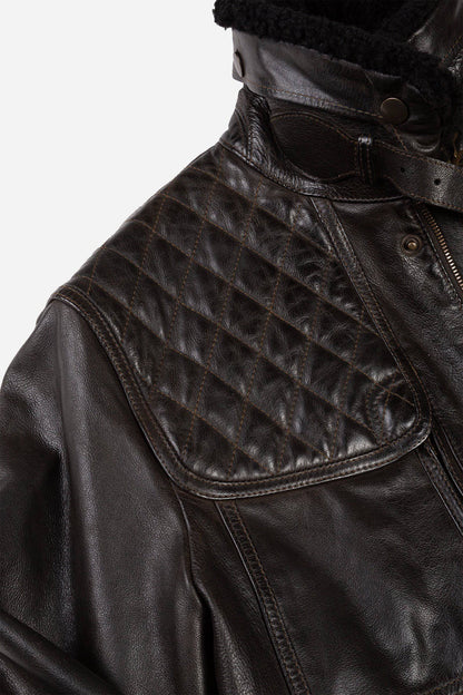 KENSINGTON EVOLUTION QUILTED JACKET W/DETACHABLE COLLAR MAN - Matchless London | The Innovator since 1899