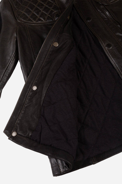 KENSINGTON EVOLUTION QUILTED JACKET W/DETACHABLE COLLAR MAN - Matchless London | The Innovator since 1899