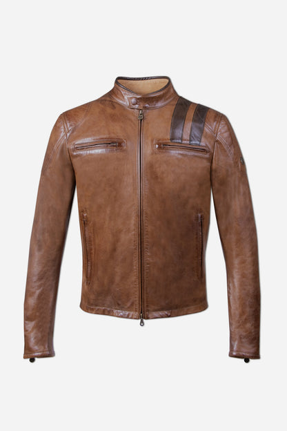 OSBORNE BLOUSON RACE EDITION MAN BROWN - Matchless London | The Innovator since 1899