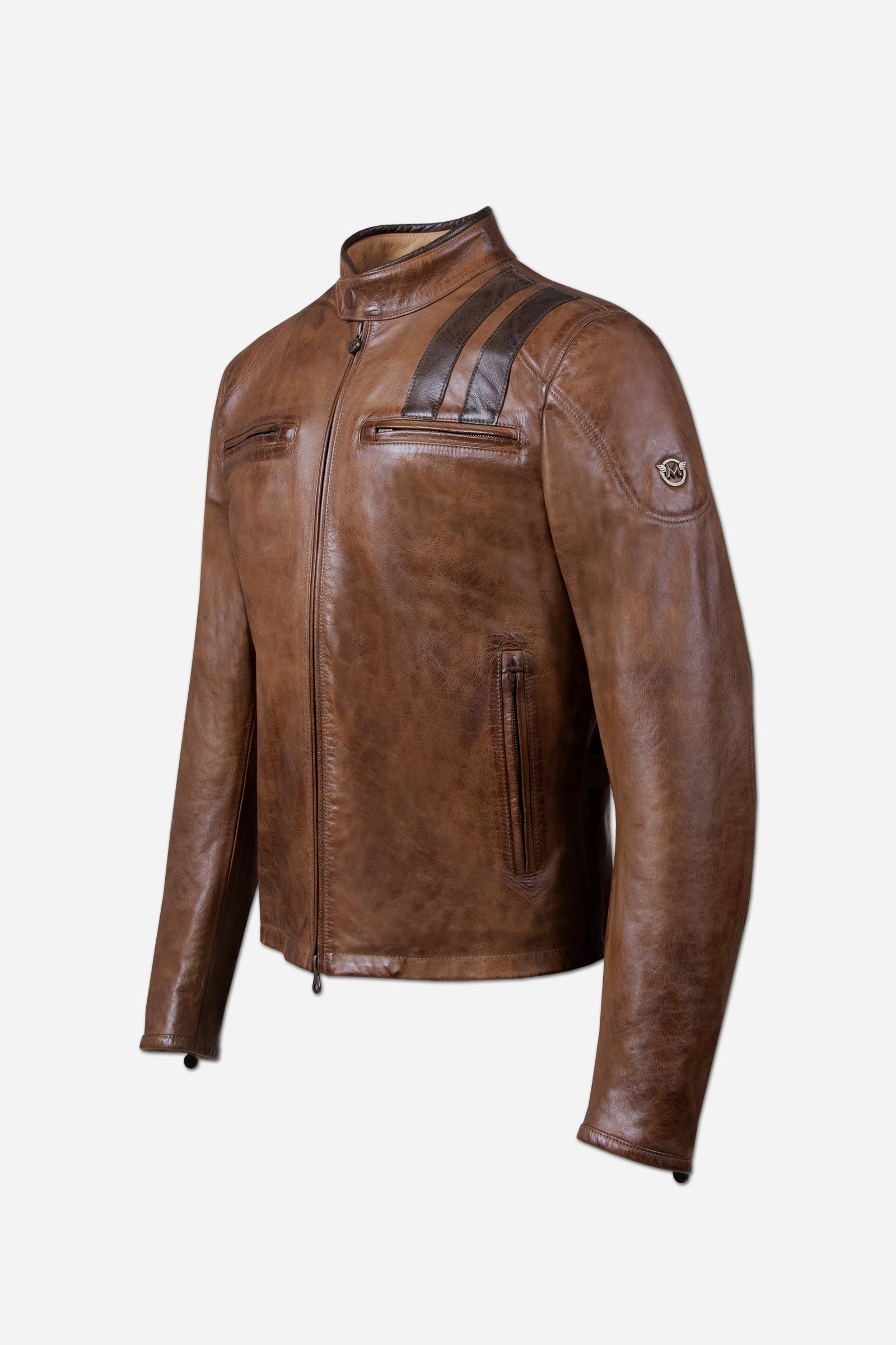 OSBORNE BLOUSON RACE EDITION MAN BROWN - Matchless London | The Innovator since 1899