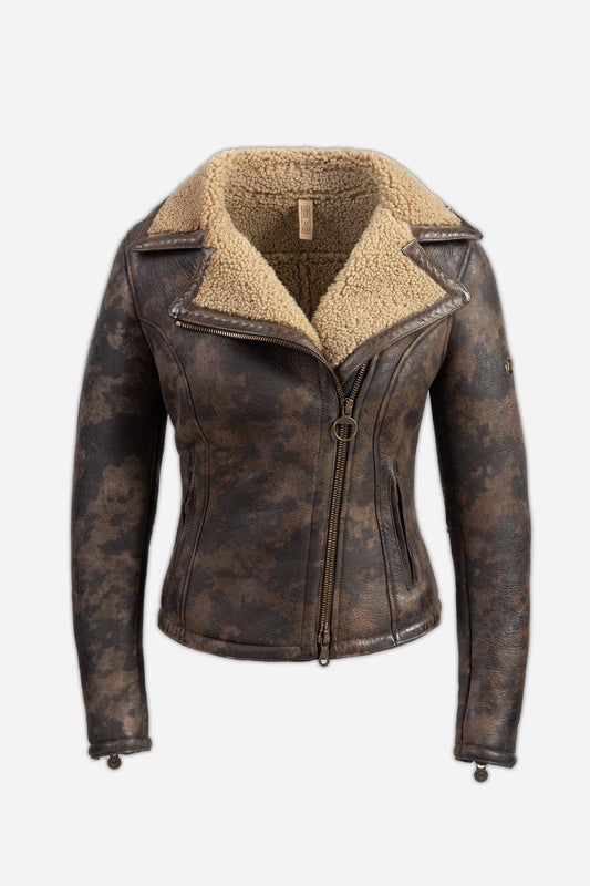 NEW KATE SHEARLING BLOUSON LADY CAMOUFLAGE - Matchless London | The Innovator since 1899