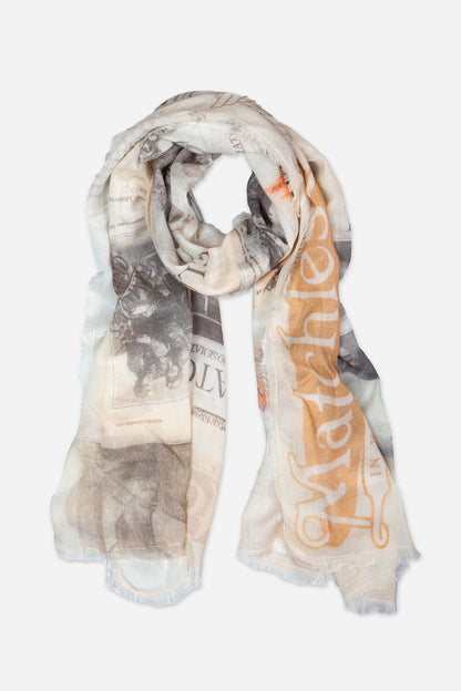 HISTORY LARGE SCARF 20W