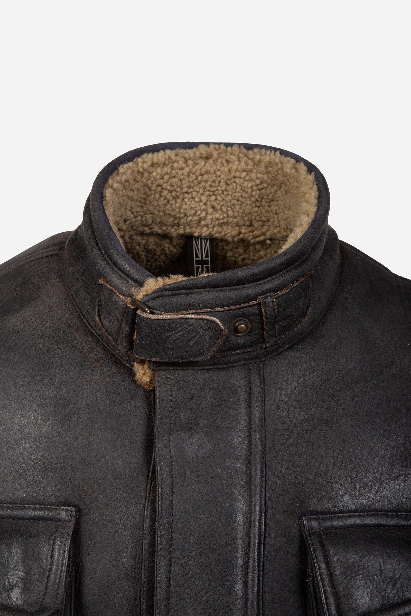 FULHAM SHEARLING JACKET MAN BLACK - Matchless London | The Innovator since 1899