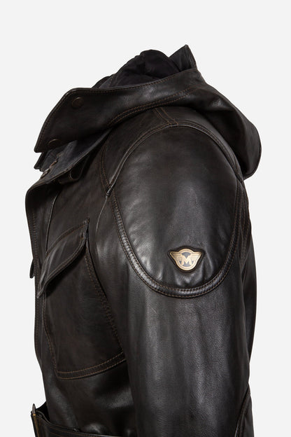 STREETFARER LEATHER JACKET W/HOOD MAN - Matchless London | The Innovator since 1899