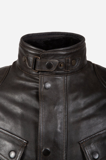 STREETFARER LEATHER JACKET W/HOOD MAN - Matchless London | The Innovator since 1899