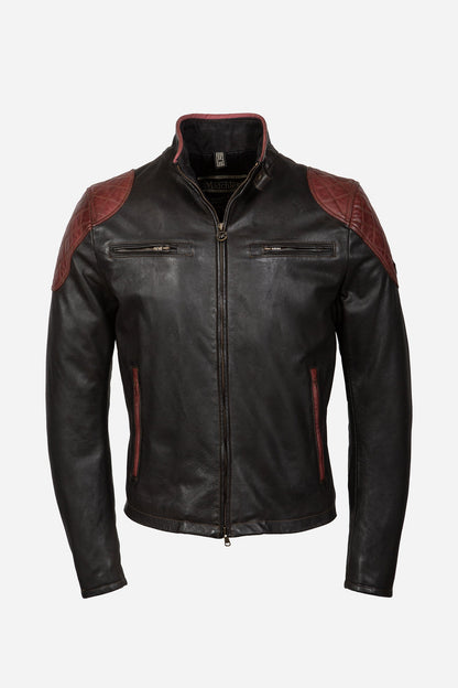 OSBORNE QUILTED BLOUSON BICOLOR BLACK - Matchless London | The Innovator since 1899