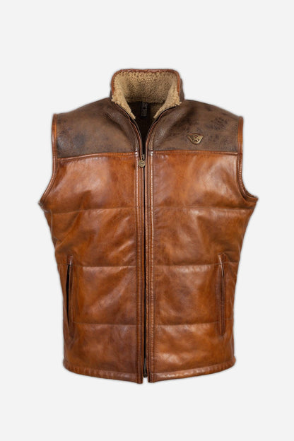 MANX LEATHER WAISTCOAT MAN - Matchless London | The Innovator since 1899