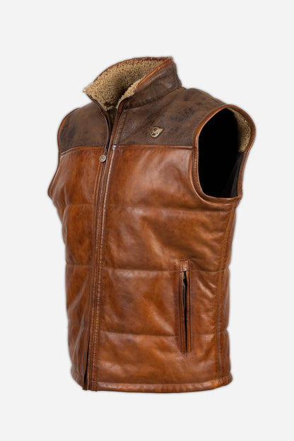 MANX LEATHER WAISTCOAT MAN - Matchless London | The Innovator since 1899