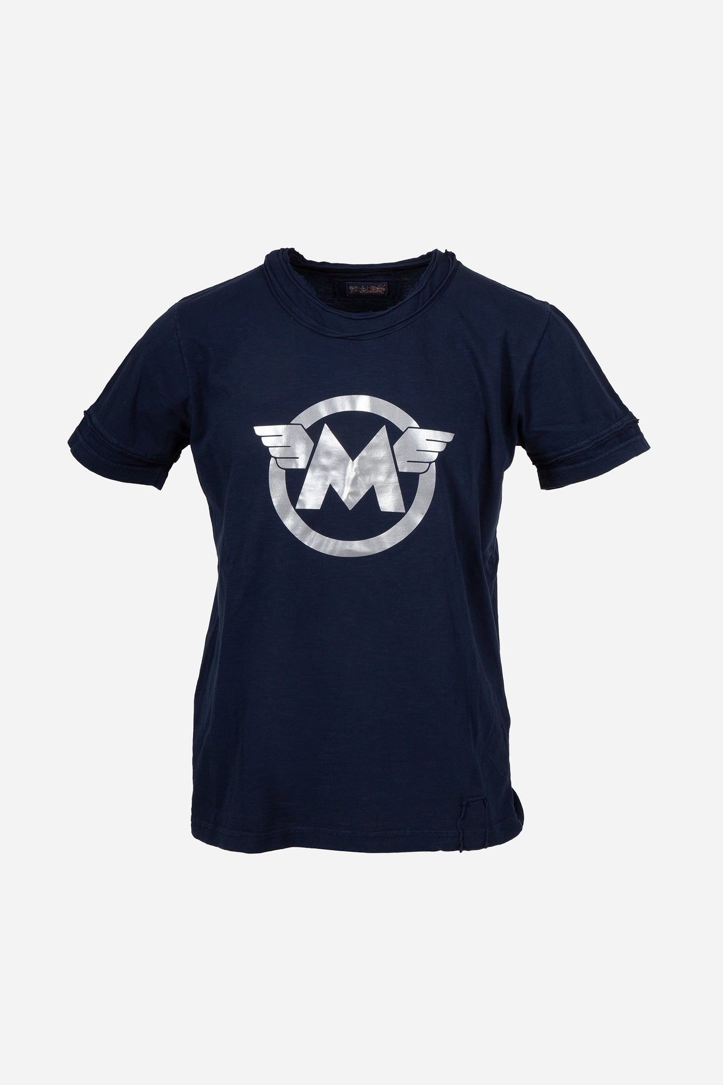 M LOGO SILVER T-SHIRT MAN - Matchless London | The Innovator since 1899