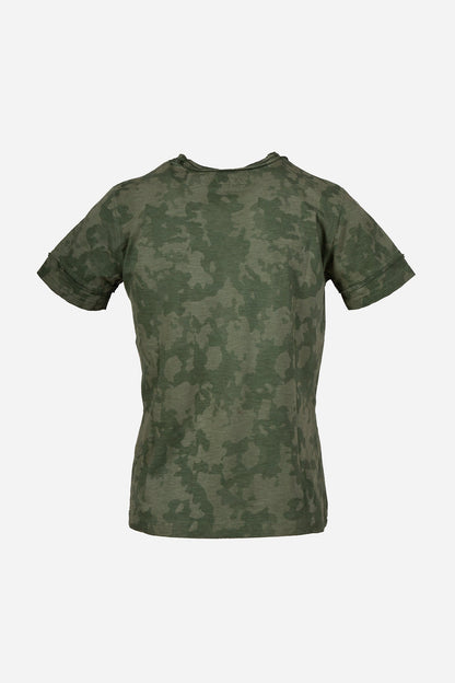 M LOGO SILVER T-SHIRT MAN CAMOUFLAGE - Matchless London | The Innovator since 1899