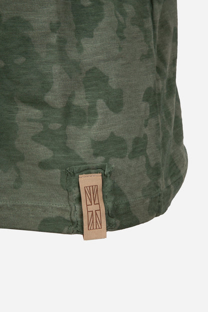 M LOGO SILVER T-SHIRT MAN CAMOUFLAGE - Matchless London | The Innovator since 1899