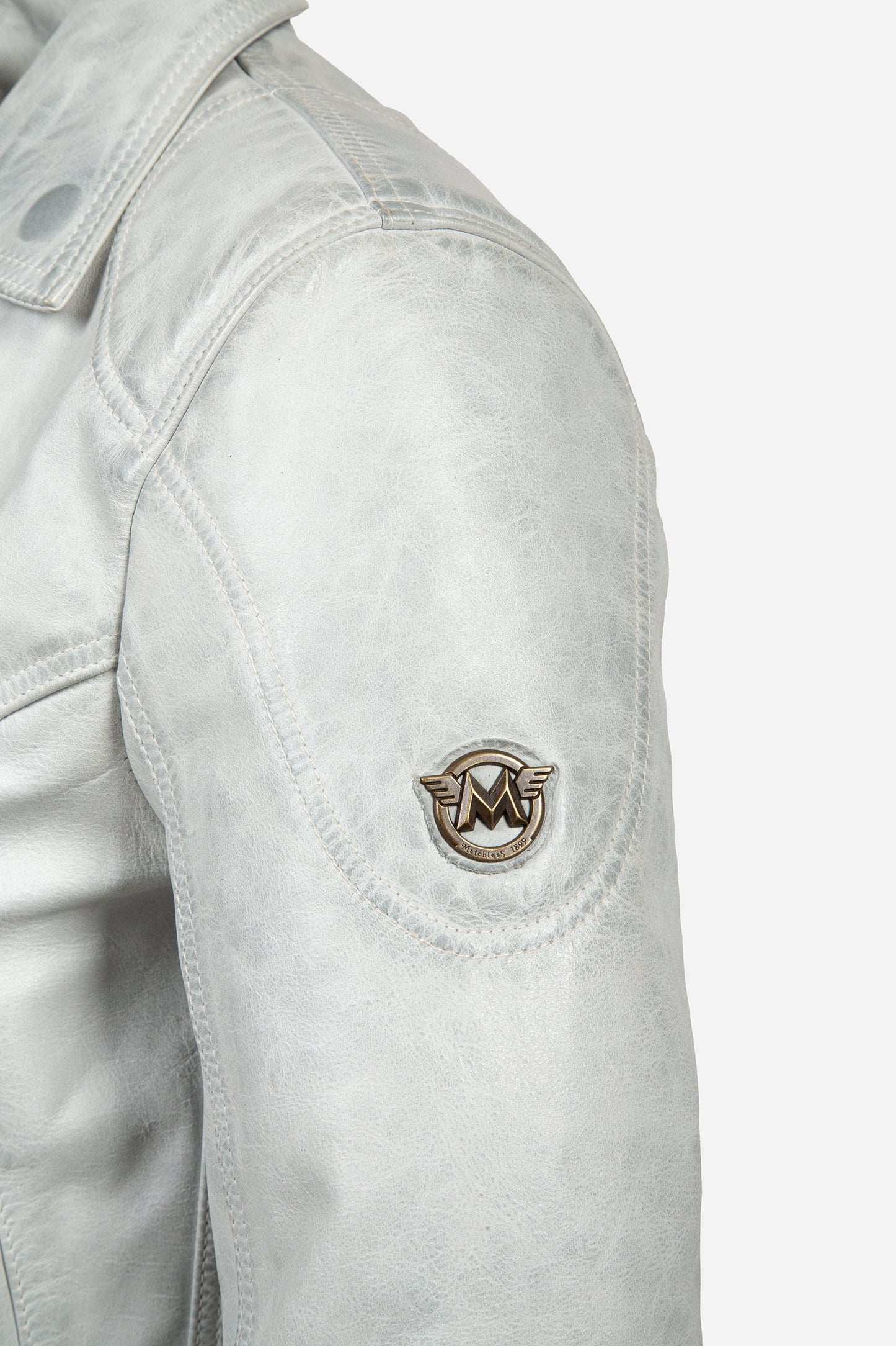 NEW WILD ONE BLOUSON LADY WHITE - Matchless London | The Innovator since 1899