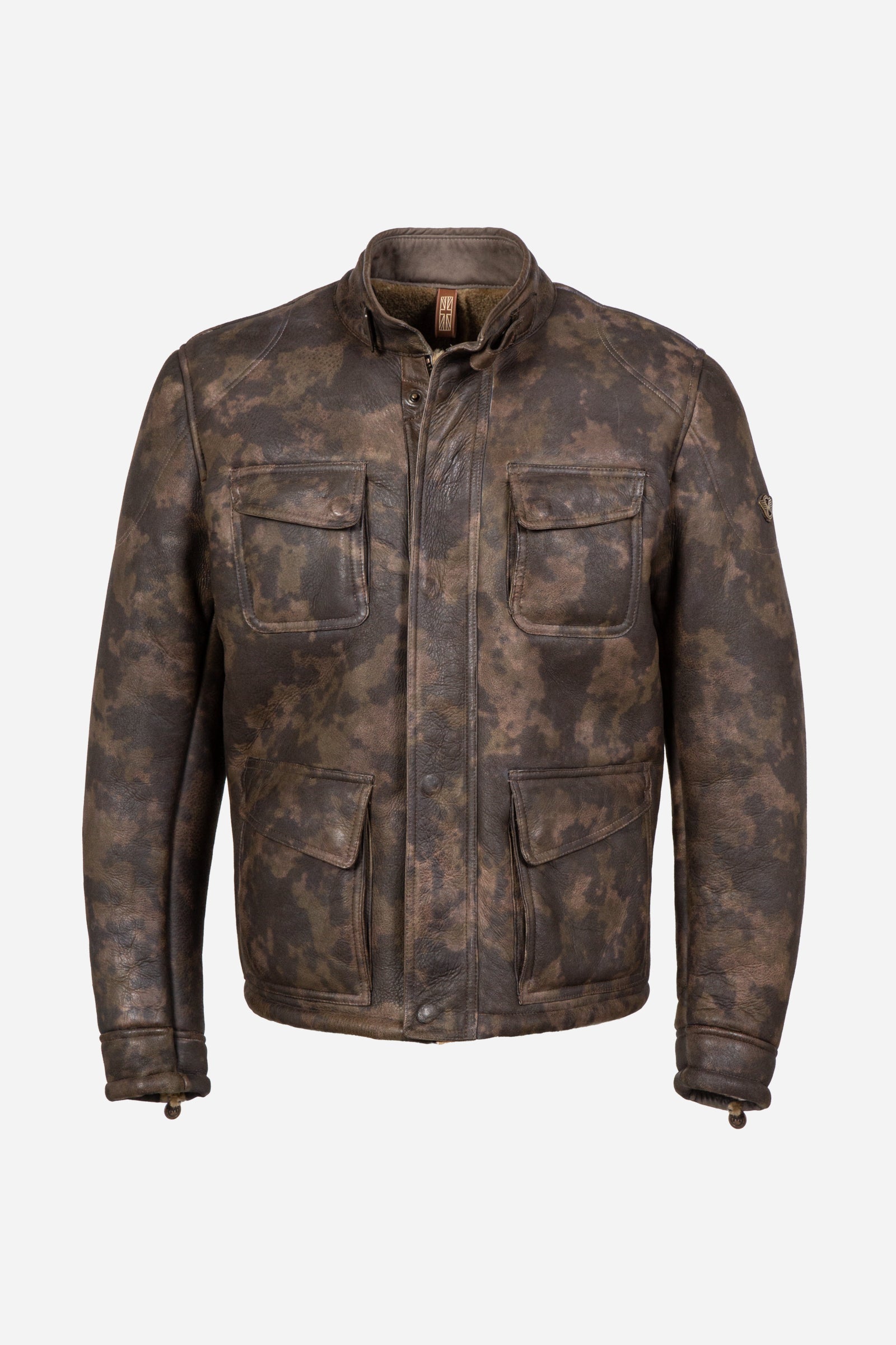 FULHAM SHEARLING JACKET CAMOUFLAGE MAN - Matchless London | The Innovator since 1899