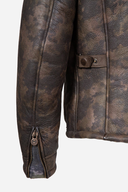 FULHAM SHEARLING JACKET CAMOUFLAGE MAN - Matchless London | The Innovator since 1899