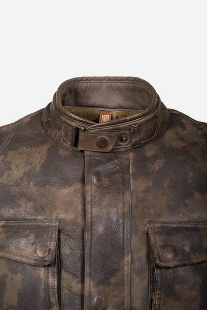 FULHAM SHEARLING JACKET CAMOUFLAGE MAN - Matchless London | The Innovator since 1899